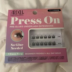 Ardell Press On Pre-Glued Underlash Extensions - Black